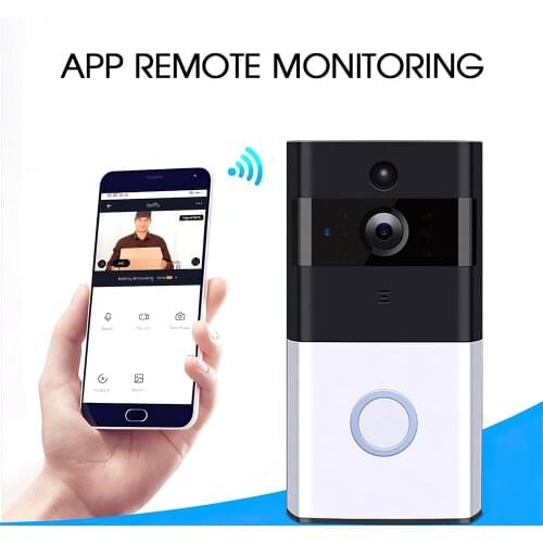 Smart Video Doorbell HD 1080P Intercom WiFi APP Control Wireless Audio Door Bell IP Camera Home Security Monitor for Phone Room
