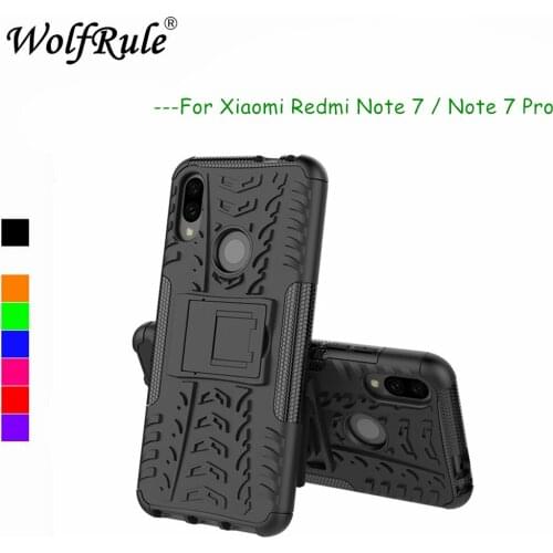 For Xiaomi Redmi Note 7 Pro Cases For Redmi Note 7 Cover Shockproof Soft Silicone Plastic Kickstand Case For Xiomi Redmi Note 7