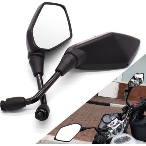 1 Pair Motorcycle Rear View Mirrors For Honda CB 300F 500F CBR600RR CBR929RR CBR954RR CB1000R 10mm 8mm Back Side Convex Mirror