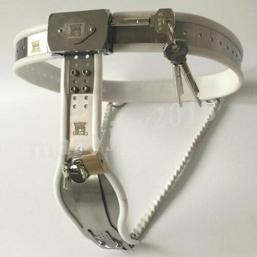 Female Head Full Adjustable Stainless Steel Chastity Belt with Lock Lingeries Couples Sex Toys Sexy Toys Juguetes Sexuales