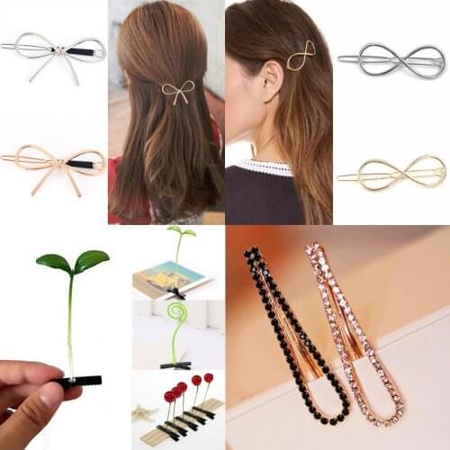 1Pcs Metal Hair Clip Hair Pin Hairband Comb Bobby Pin Barrette Hairpin Headdress Accessories Beauty Styling Tools New Arrival
