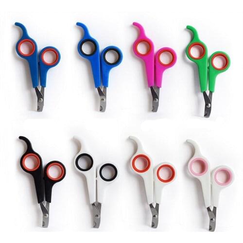 1Pcs Pet Nail Clipper Scissors Cat Dog Toenail Scissors Trimming Scissors Animal Grooming Tools Pet Supplies Home Nailclippers