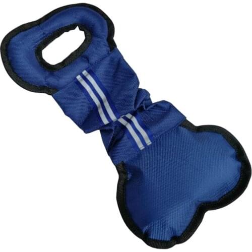 1PC Pet Exercise Interactive Toy Bite Resistant Bone Shape Funny Dog Teething Toy Dog Oxford Chewing Toys Cosas Para Perros