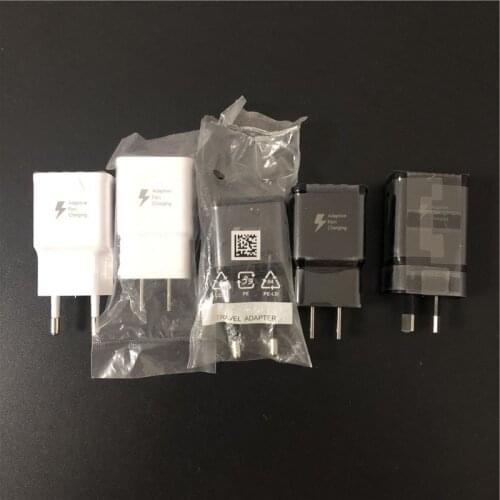 10pcs/lot Original OEM Fast Charging Travel Adapter 5V 2A US EU UK Plug USB Power Adapter For Samsung S8 S6 Chargeur Adaptateur