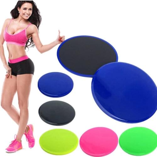 1pair Gliding Discs Slider Fitness Disc Exercise Sliding Plates Abdominal Core Muscle Training Yoga Sliding Home Gym Equipment