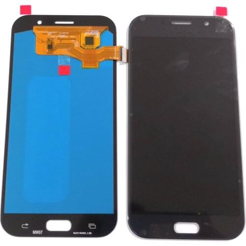 2017 For samsung Galaxy A7 A720 A720F SM-a720F Lcd screen display with Touch Glass DIgitizer Assembly Amoled version
