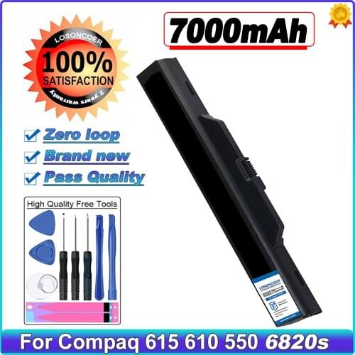 6 CELL Laptop Battery For HP Compaq 615 Compaq 610 Compaq 550 6720 6720s 6730 6735s 6820 6820s 6830 6830s HSTNN-IB51/LB51/IB62