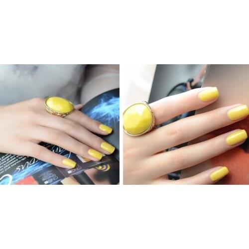 90513 Bicycle Yellow gel polish primer UV gloss sealer soak enhanced 7.3ml long lasting manicure art nail gel Lak varnish primer