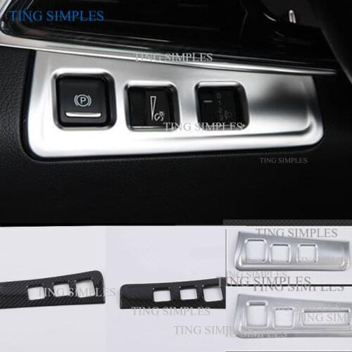ABS Pearl Chrome Handbreak Park Brake Around Cover Trim For Cadillac XT5 2016 2017 accessories