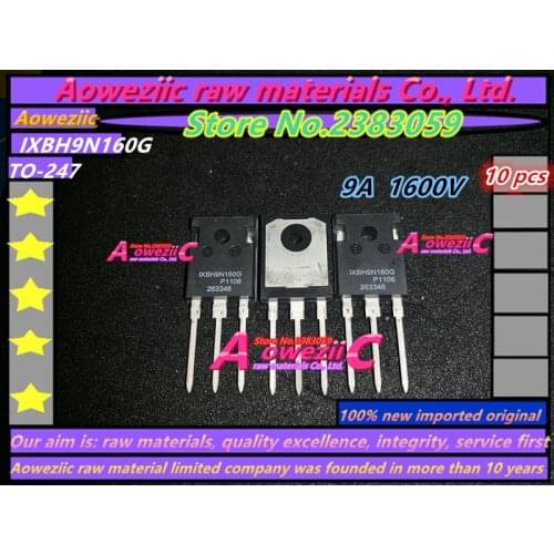 Aoweziic 100% new imported original IXBH9N160G 9A 1600V IXTQ74N20P 74A 200V IXTQ76N25T 76A 250V TO-247 power transistor