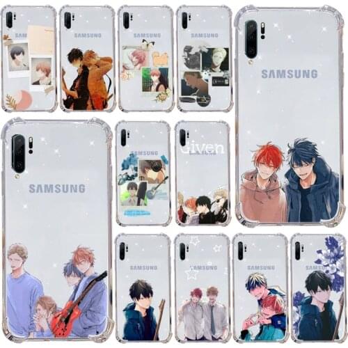 Given Yaoi Anime Phone Case Transparent For Samsung Galaxy A71 A21s S8 S9 S10 plus note 20 ultra