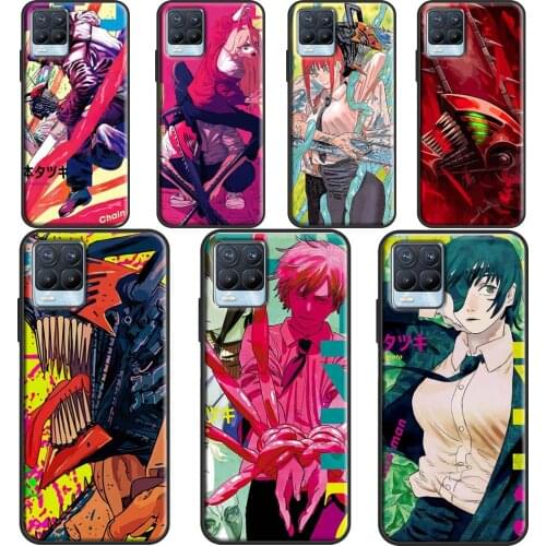 Anime Chainsaw Man Phone Cover For OPPO Realme Q3 6 7 8 Pro C3 C11 C21 GT Neo OnePlus 9 Pro 8 Pro 8T 9R Case
