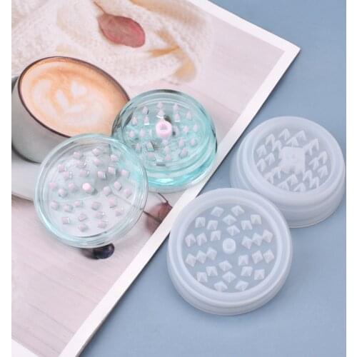 DIY Herb Weed Grinder Silicone Mold for Resin UV Epoxy Handmade Kitchen Tool