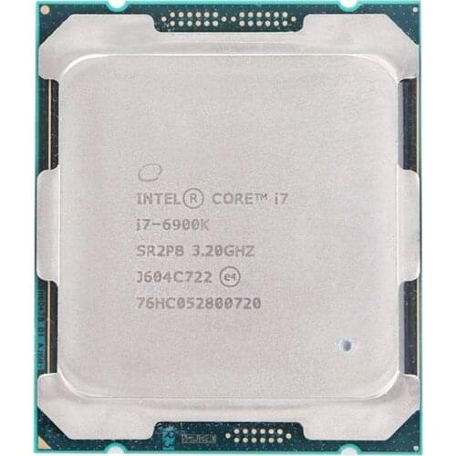 Original Intel Core Original I7-6900K CPU 8 Core 8 thread 3.20GHZ 20M 14nm 8-CORES LGA2011-3 Processor I7-6900 K I7 6900K