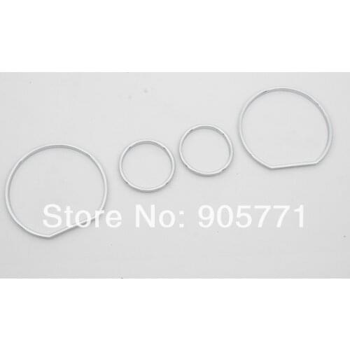 Chrome Dashboard Gauge Ring Bezel Set for BMW E36