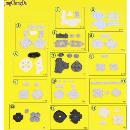 Jing Cheng Da For WIIU PAD FOR NDSI LL NDSL Silicone Conductive RubberPads Buttons For NEW 3DS XL LL for SNES NGC Console