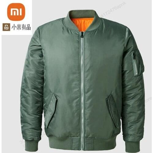 Xiaomi Vancl autumn new tooling flight jacket bomber jacket retro flight suit neutral autumn and winter models
