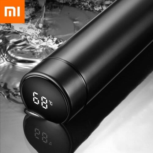 Xiaomi 500ML New Led Smart Insulation Cup Digital Temperature Display Stainless Steel Thermal Mugs Intelligent Cups Custom Logo