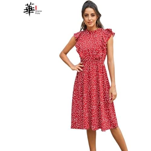 Летние платья в горошек Oriental Enjoy China At AliExpress