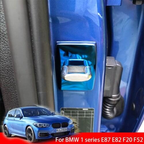 Excellent Stainless Steel Door Lock Buckle Protective Cover Auto Case for BMW 1 series E87 E82 F20 F52 2007-2018 Car Styling