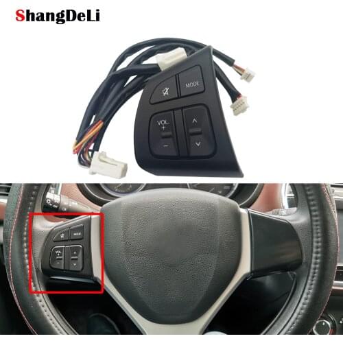For Suzuki Vitara Steering Wheel Switch Volume Sound Button Control Switch with Wire Car Accessories