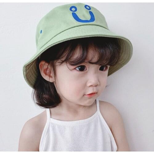 Spring Summer Autumn Baby Caps Lovely Cartoon Pattern Beach Caps Kids Boys Girls Outdoor Sun Hats Cotton Fisherman Hat