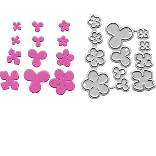 Flower Pattern Metal Cutting Dies Troqueles For Scrapbooking DIY Paper Card Making Photo Album Decoration Clear Stamps Craft Die