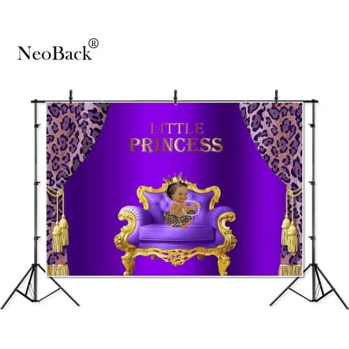 Thin Vinyl little princess golden crown sofa curtain children Photography studio Backgrounds professional indoor Photo Backdrops