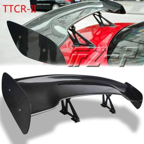 Wing Racing Sedan Common universally Wings Car accessories Car Tail Exterior Trim 145CM ABS Spoilers GT Carbon Fiber Tail Wing