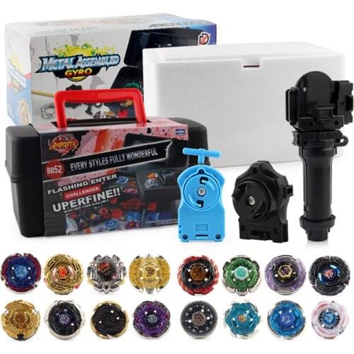 Toupie Beyblades Burst Metal Fusion Gyro Set with Toolbox Toys for Children