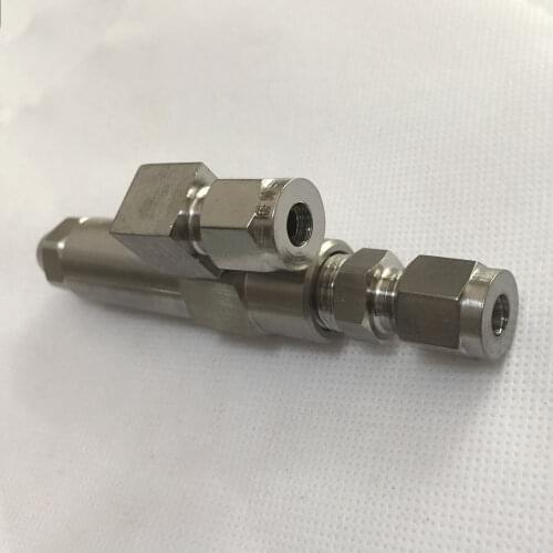 0.5/1.0/ 1.5/ 2.0/ 2.5/ 3.0/3.5mm Stainless stee Fuel nozzle siphon air atomizing nozzle two-fluid nozzle diesel heavy oil waste