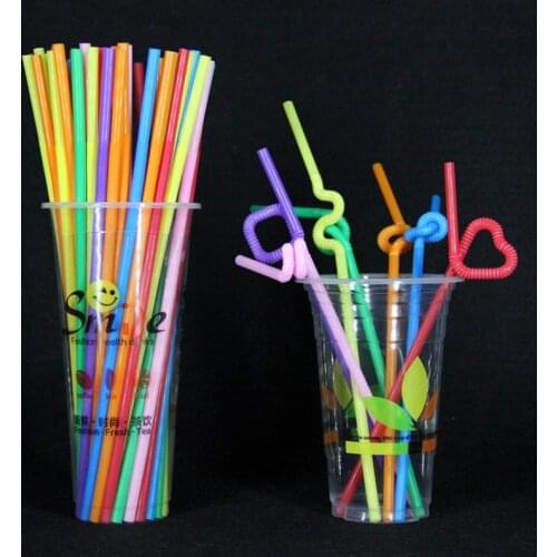 100 soft plastic curved mixed color square disposable sucker childrens Birthday wedding party activities, toy supplies