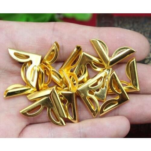 100Pcs/Lot 17MM Imitation Gold Book Corner / Albums Corner / Notebook Corner / Metal Decoration Gadgets