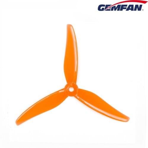 2Pairs Gemfan Hurricane MCK 51466 5.1X4.66X3 3-Blade PC Propeller for RC FPV Racing 5inch 5.1inch 4S 6S Drones Nazgul5 XL5 V4