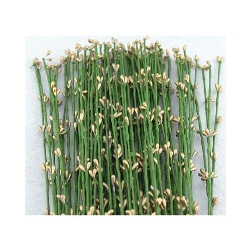 65CM 100pcs 13Colors DIY Wedding Garland Artificial Flower Head Ring Pip Berry flower Stem DIY Wreath Flower Bead Acceorry