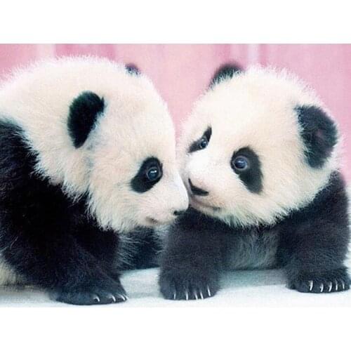 Diamond painting accessories 5D DIY Diamond Painting "Animal panda" 3D Embroidery Cross Stitch 5D diamond mosaic Home Decor