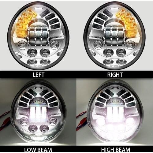 Accessories For V-ROD Motorcycle LED HEADLIGHT Aluminum Black Headlight For V Rod VROD VRSCA Headlight VRSC