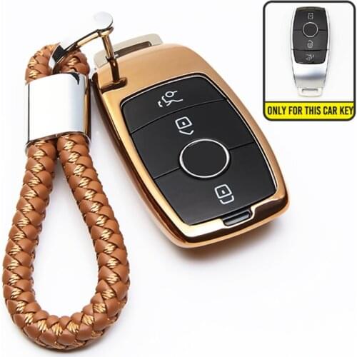 TPU Car Key Cover Case For Mercedes Benz A C E S Class W213 2016 2017 2018 E443 E300 E400 AMG E200 E260 E320 GLS E300L E200L