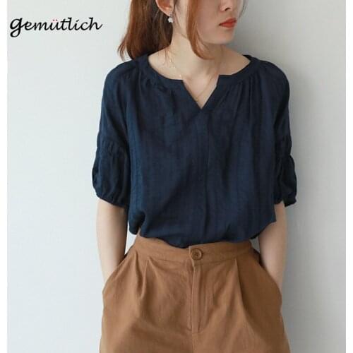 Блузки с коротким рукавом Gemutlich China At AliExpress