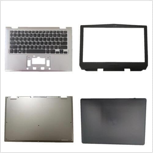 Laptop Keyboard LCD Top Back Cover Upper Case Shell Bottom Case For DELL Vostro 3583 Black US