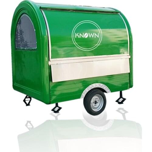 Summer drink ice cream light green color mobile food carts/trailer/ ice cream truck/snack with logo and AC free shipping by sea