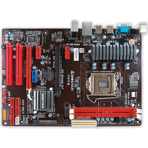 Original for BIOSTAR TP75 Desktop Motherboard B75 LGA 1155 i7 i5 i3 DDR3 16G SATA3 USB3.0 ATX 100% Fully Test