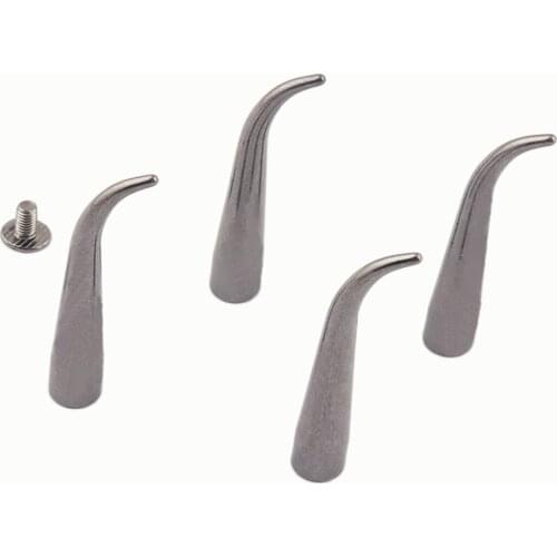 Gunmetal Screw Punk Spikes Studs back with Screw,Leather Craft Screw Punk Stud Metal Screw Rivet Leather Belt Crafts Clothes DIY