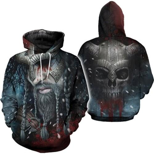 PLstar Cosmos Viking Warrior Tattoo New Fashion Tracksuit casual 3DfullPrint Hoodie/Sweatshirt/Jacket/Mens Womens style-29
