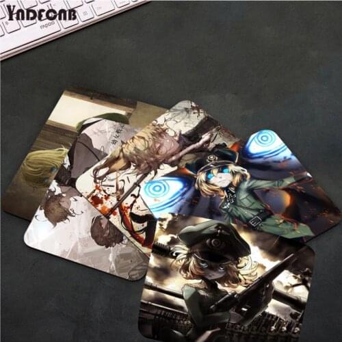 My Favorite Anime Youjo Senki DIY Design Pattern Game mousepad Top Selling Wholesale Gaming Pad mouse