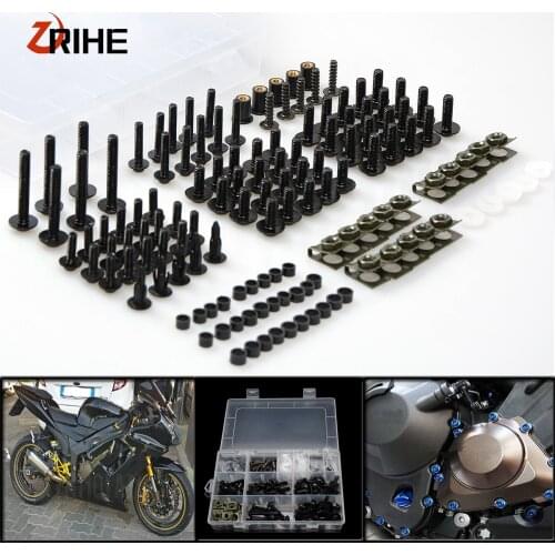 CNC Universal Motorcycle Fairing/windshield Bolts Screws set For Kawasaki zx1400 zx14r zzr1400 z1000 gtr 1400 gtr1400 concours