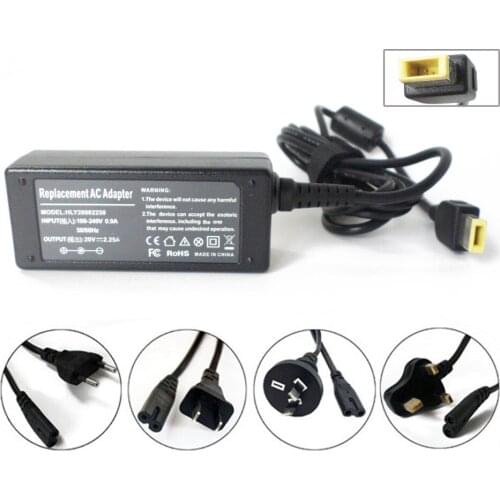 New 45W Laptop AC Adapter Battery Charger Power Supply Cord For Lenovo Helix Convertible 0B47030 45N0289 ADLX45NLC3 20V 2.25A