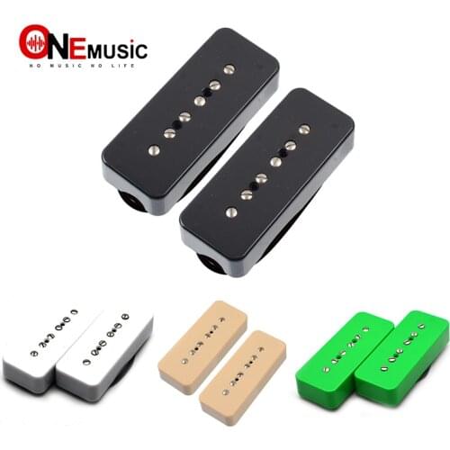 Single Coil Soap Bar Pickups For P-90 P90 Guitar Black/White/Ivory/Green Guitar Parts
