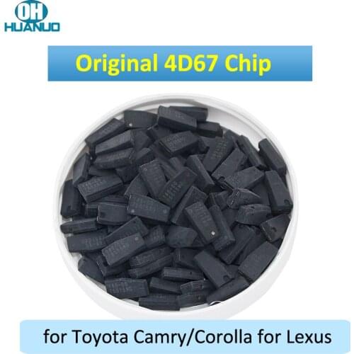 Original 4D (67) 4D67 Chip for-Toyota Camry/Corolla for-Lexus Carbon auto transponder Chips Car Key Chip
