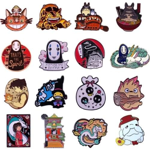P4827 Dongmanli Anime Figure Collection Hard Enamel Pin and Brooches Women Lapel Pin Backpack Bags Badge Kids Gifts